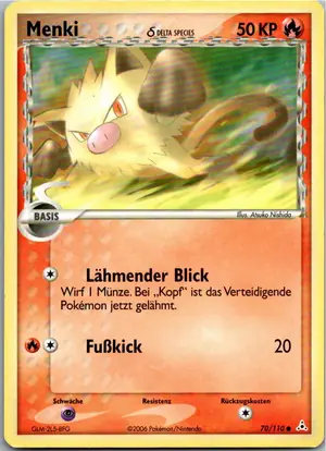 Mankey δ Menki δ Exemplar 1,45 €