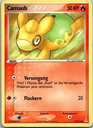 Pokémon-Karte Camaub 72/110 EX Holon Phantoms