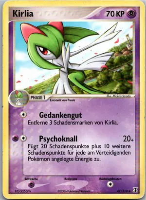 Pokémon-Karte Kirlia 47/113 EX Delta Species
