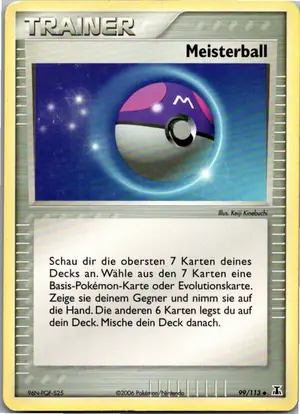 Pokémon-Karte Master Ball Meisterball 99/113 EX Delta Species