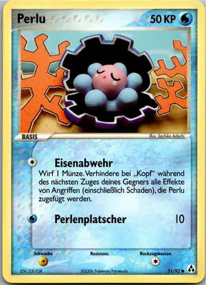 Pokémon-Karte Perlu 51/92 EX Legend Maker