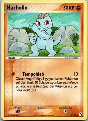 Pokémon-Karte Machollo 57/92 EX Legend Maker