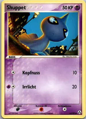Pokémon-Karte Shuppet 63/92 EX Legend Maker