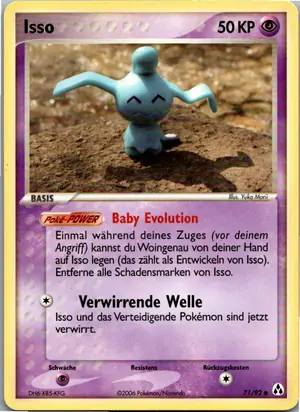 Pokémon-Karte Isso 71/92 EX Legend Maker