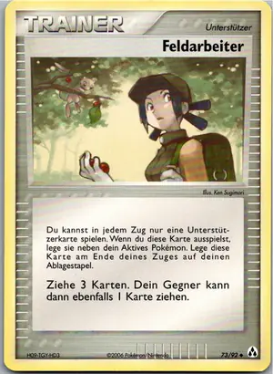 Pokémon-Karte Feldarbeiter 73/92 EX Legend Maker