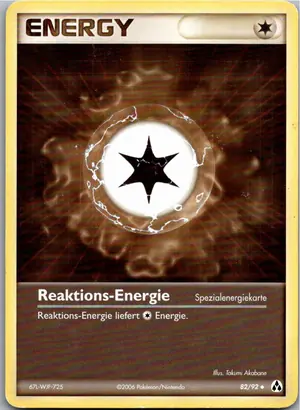 Pokémon-Karte Reaktions-Energie 82/92 EX Legend Maker