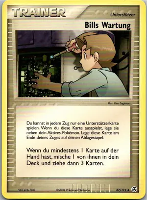 Bills Wartung Exemplar 1,95 €