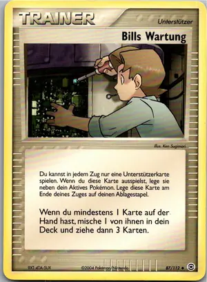 Bills Wartung Exemplar 1,95 €