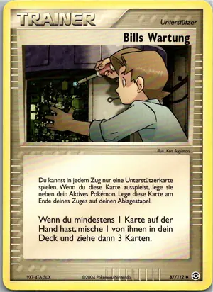 Bills Wartung Exemplar 1,95 €