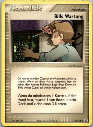 Bills Wartung Exemplar 1,95 €