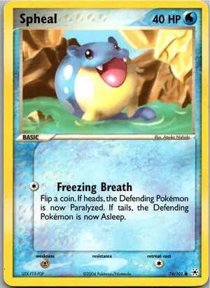 Pokémon-Karte Spheal Seemops 74/101 Hidden Legends