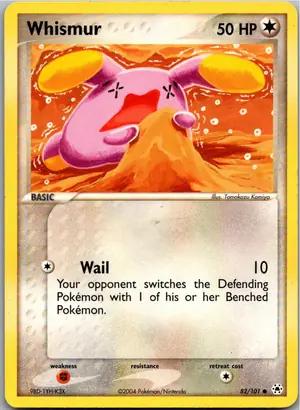 Pokémon-Karte Whismur Flurmel 82/101 Hidden Legends