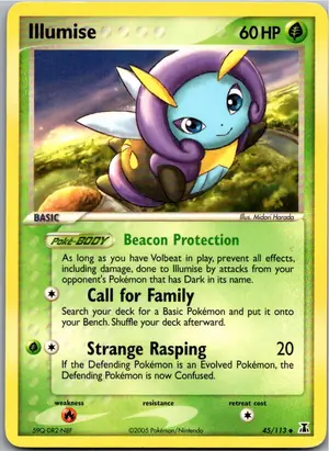 Pokémon-Karte Illumise 45/113 EX Delta Species