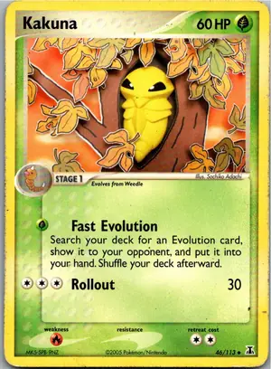 Pokémon-Karte Kakuna Kokuna 46/113 EX Delta Species