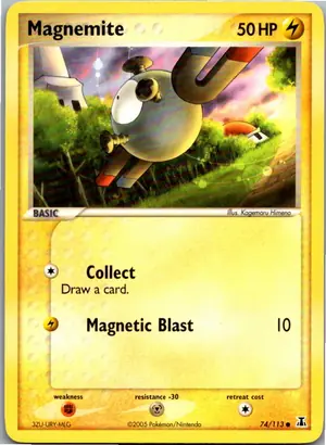 Pokémon-Karte Magnemite Magnetilo 74/113 EX Delta Species