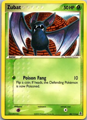 Pokémon-Karte Zubat 88/113 EX Delta Species