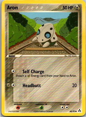 Pokémon-Karte Aron Stollunior 48/92 EX Legend Maker