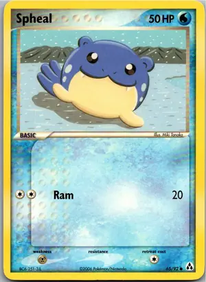 Pokémon-Karte Spheal Seemops 65/92 EX Legend Maker