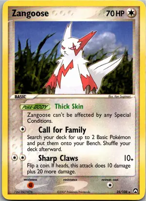 Zangoose Sengo Exemplar 3,95 €