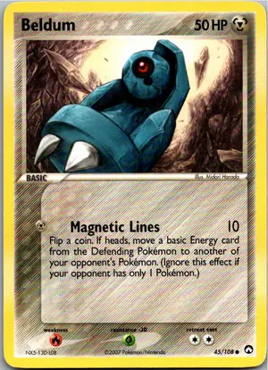 Pokémon-Karte Beldum Tanhel 45/108 EX Power Keepers