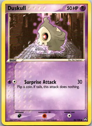 Pokémon-Karte Duskull Zwirrlicht 50/108 EX Power Keepers