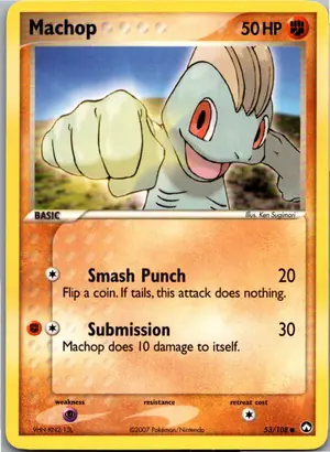 Pokémon-Karte Machop Machollo 53/108 EX Power Keepers