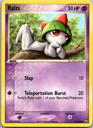 Pokémon-Karte Ralts Trasla 59/108 EX Power Keepers
