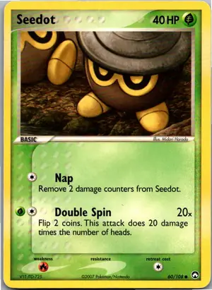 Pokémon-Karte Seedot Samurzel 60/108 EX Power Keepers