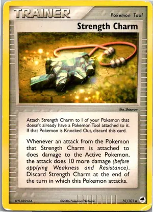 Pokémon-Karte Strength Charm Stärkeamulett 81/101 EX Dragon Frontiers