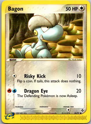 Pokémon-Karte Bagon Kindwurm 50/97 EX Drache