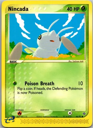 Pokémon-Karte Nincada 66/97 EX Drache