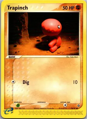 Trapinch Knacklion Exemplar 2,95 €