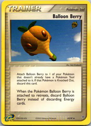 Pokémon-Karte Balloon Berry Ballonbeere 82/97 EX Drache