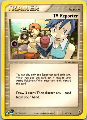 Pokémon-Karte TV Reporter 88/97 EX Drache