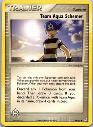 Pokémon-Karte Team Aqua Schemer 69/95 EX Team Magma vs Team Aqua