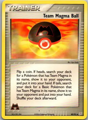 Pokémon-Karte Team Magma Ball 80/95 EX Team Magma vs Team Aqua