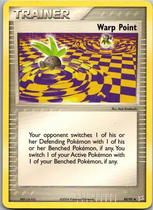 Pokémon-Karte Warp Point Verkrümmungspunkt 85/95 EX Team Magma vs Team Aqua