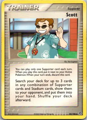 Pokémon-Karte Scott 84/106 EX Smaragd