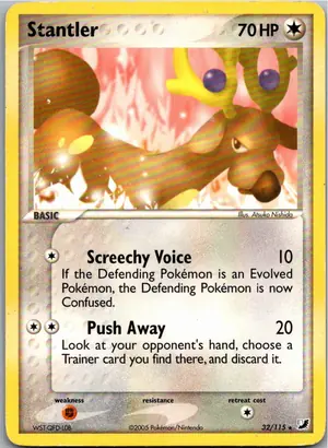 Pokémon-Karte Stantler Damhirplex 32/115 EX Verborgene Mächte