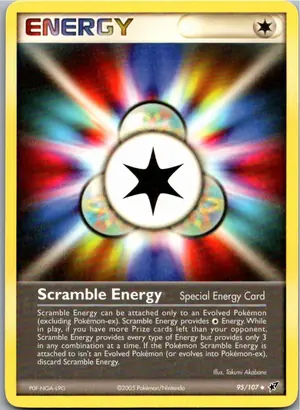 Pokémon-Karte Scramble Energy Misch-Energie 95/107 EX Deoxys