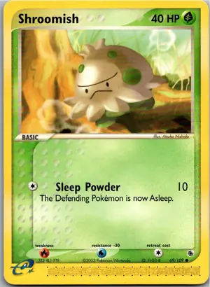 Pokémon-Karte Shroomish Knilz 69/109 EX Rubin & Saphir