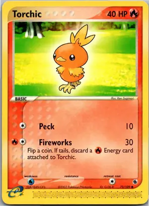 Torchic Flemmli Exemplar 1,95 €