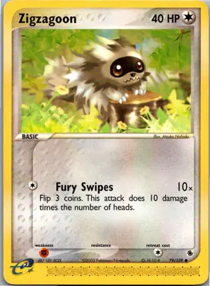 Zigzagoon Zigzachs Exemplar 1,95 €