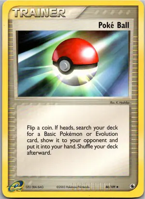 Pokémon-Karte Poké Ball 86/109 EX Rubin & Saphir