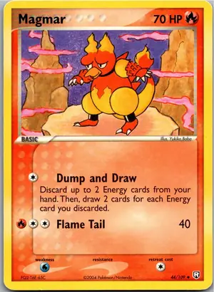 Pokémon-Karte Magmar 44/109 Team Rocket Returns