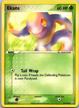 Pokémon-Karte Ekans Rettan 55/109 Team Rocket Returns