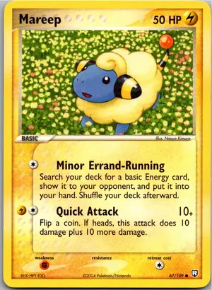 Pokémon-Karte Mareep Voltilamm 67/109 Team Rocket Returns