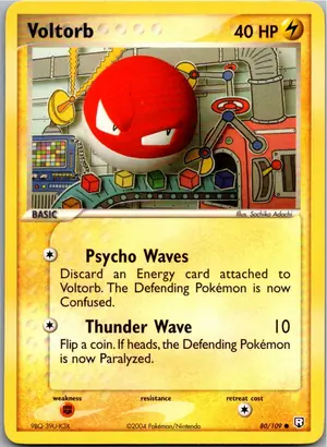 Pokémon-Karte Voltorb Voltobal 80/109 Team Rocket Returns