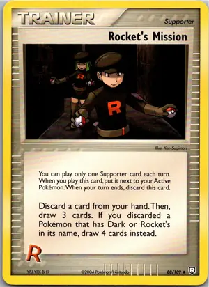 Pokémon-Karte Rocket's Mission 88/109 Team Rocket Returns