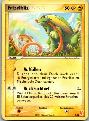 Pokémon-Karte Frizelbliz 2/12 EX trainer Kit 2 (Plusle)